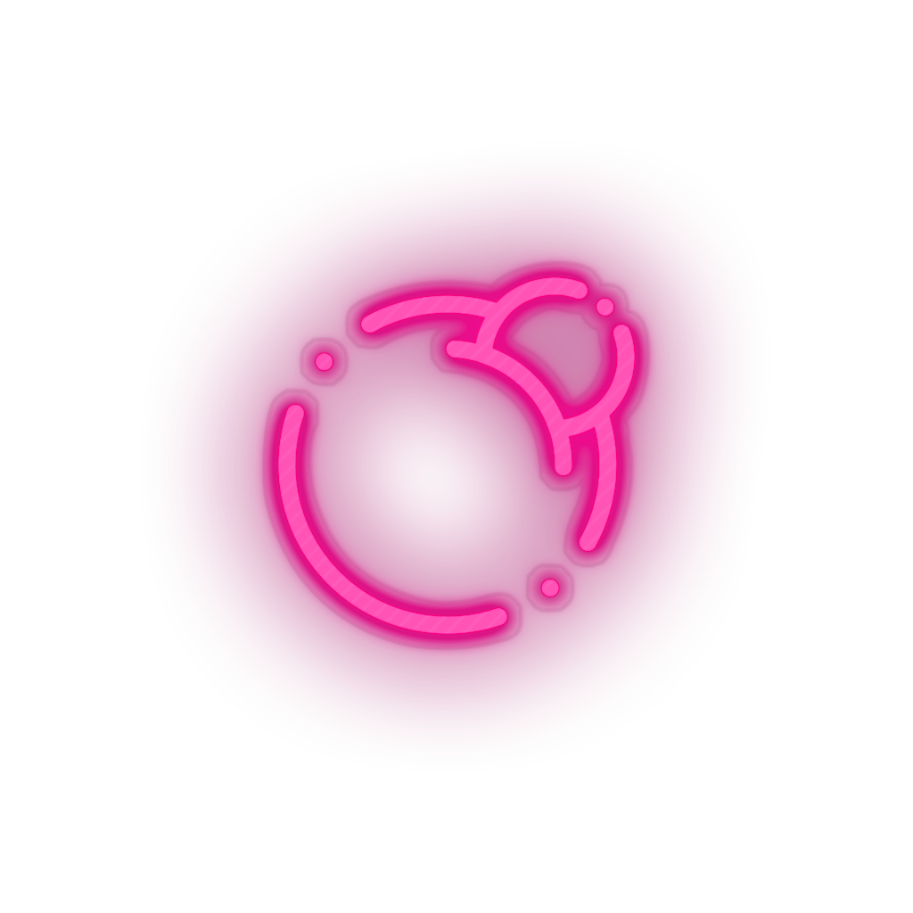 pink 238_red_coin_coin_crypto_crypto_currency led neon factory