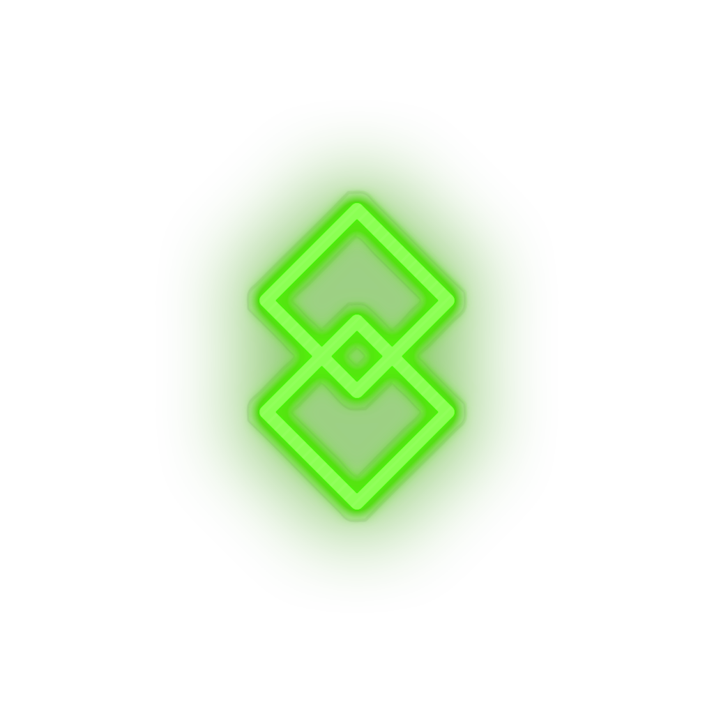 green 239_shift_coin_crypto_crypto_currency led neon factory