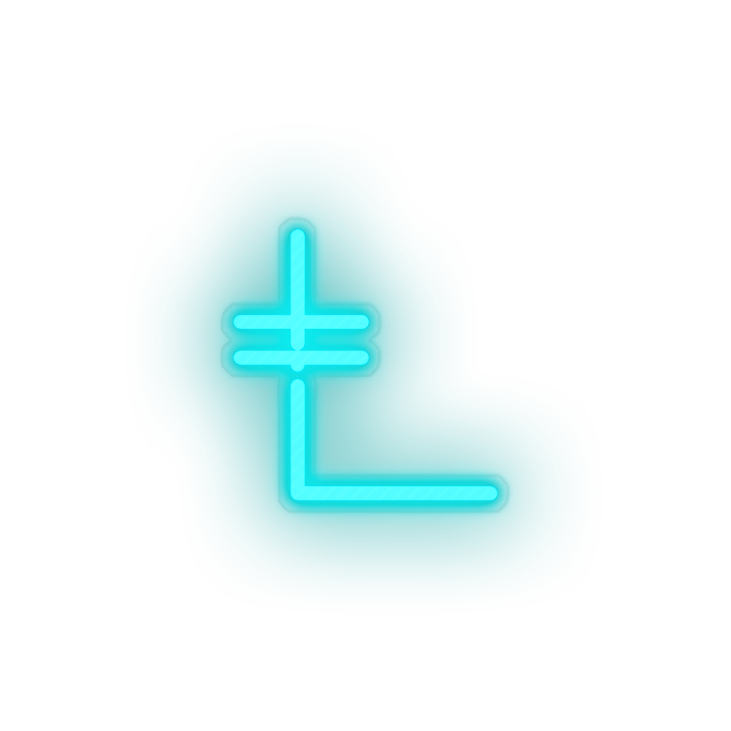 ice_blue 240_leo_coin_coin_crypto_crypto_currency led neon factory