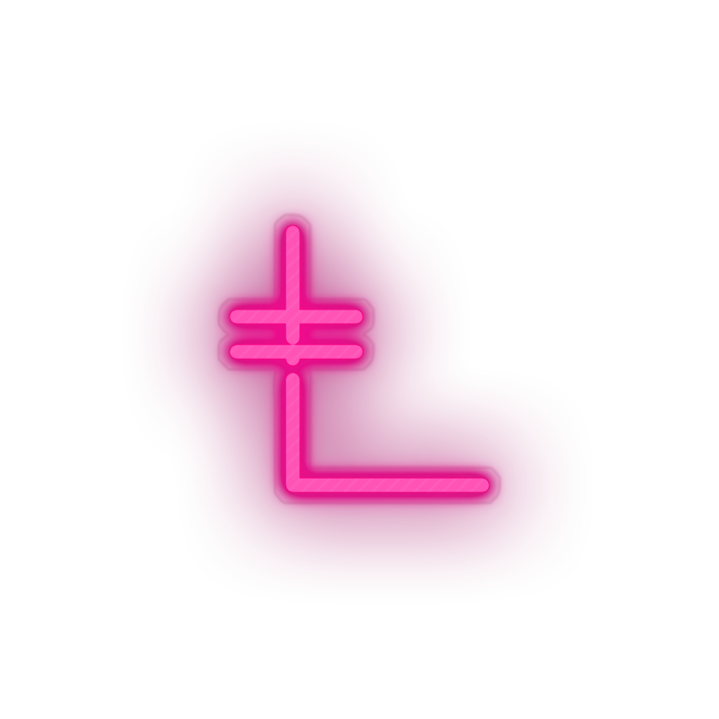 pink 240_leo_coin_coin_crypto_crypto_currency led neon factory