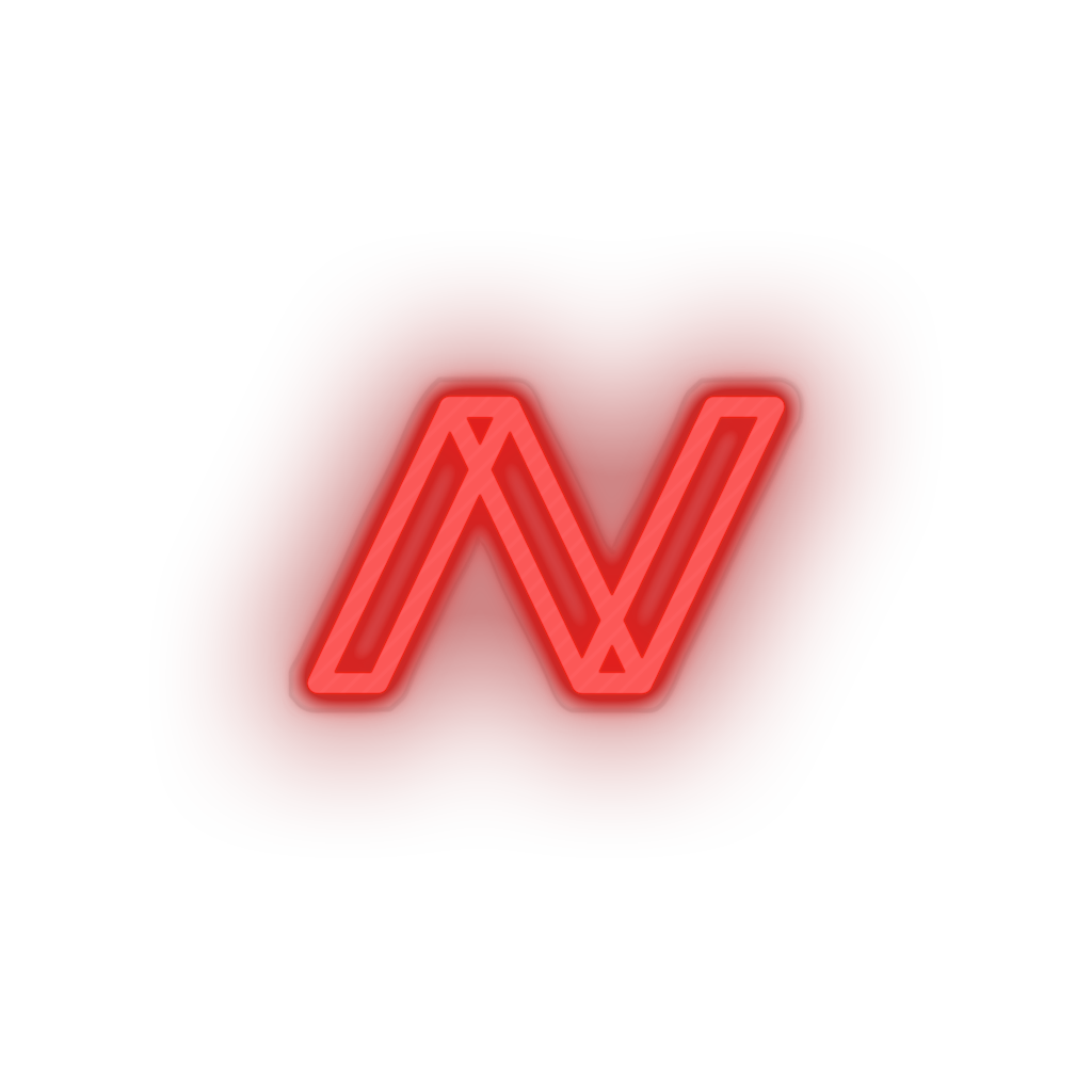 red 241_nav_coin_crypto_crypto_currency led neon factory