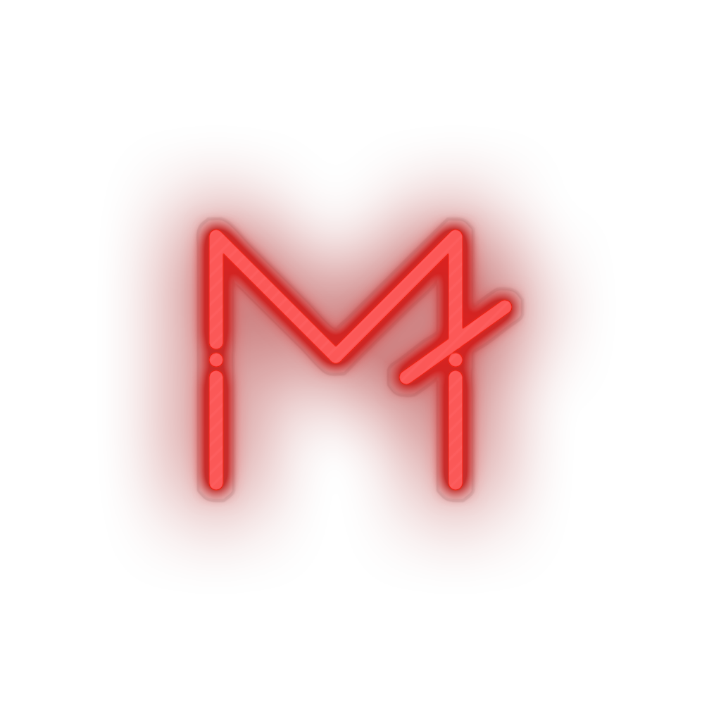 red 242_moon_coin_coin_crypto_crypto_currency led neon factory