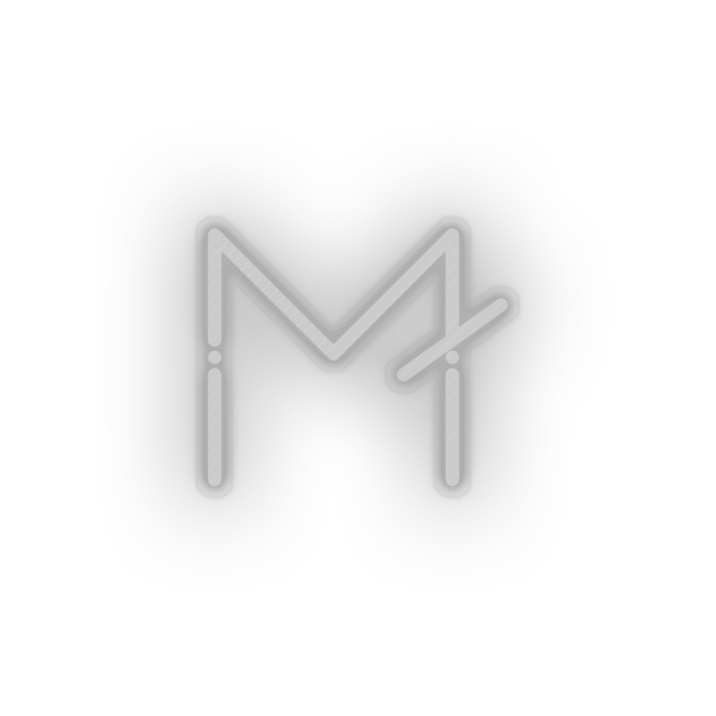 white 242_moon_coin_coin_crypto_crypto_currency led neon factory