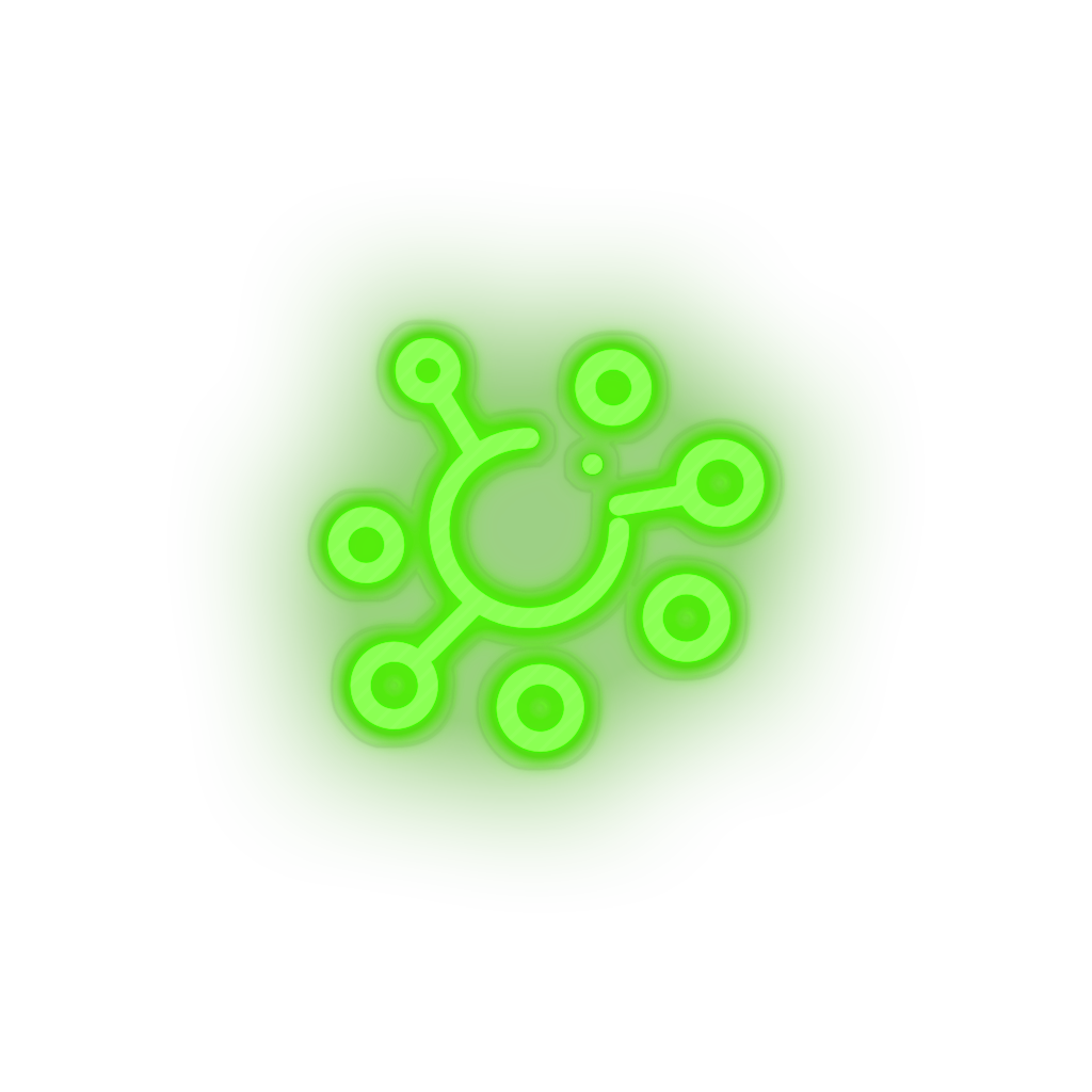 green 253_elastic_coin_crypto_crypto_currency led neon factory