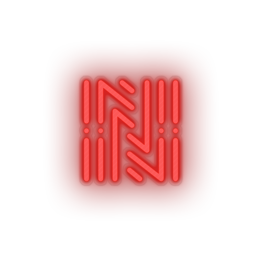 red 254_neoscoin_coin_crypto_crypto_currency led neon factory