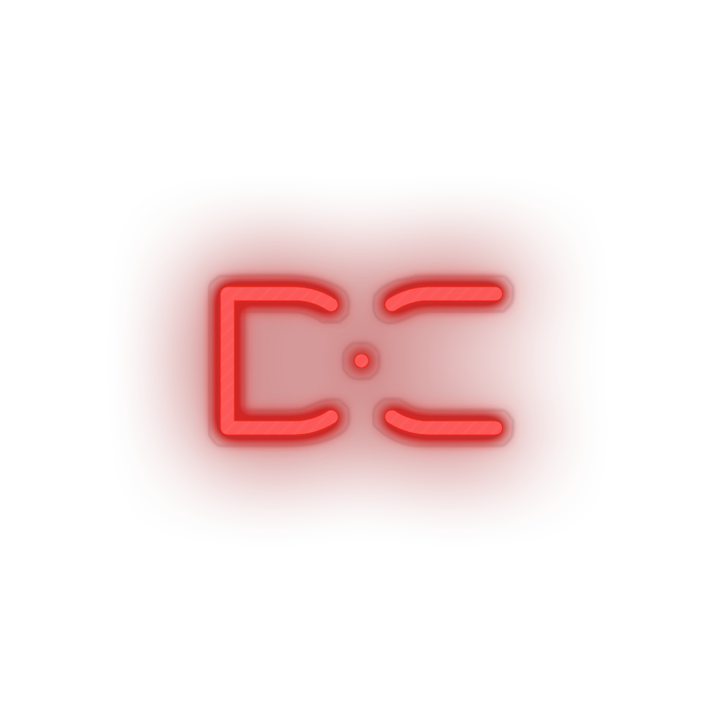 red 261_decent_coin_crypto_crypto_currency led neon factory