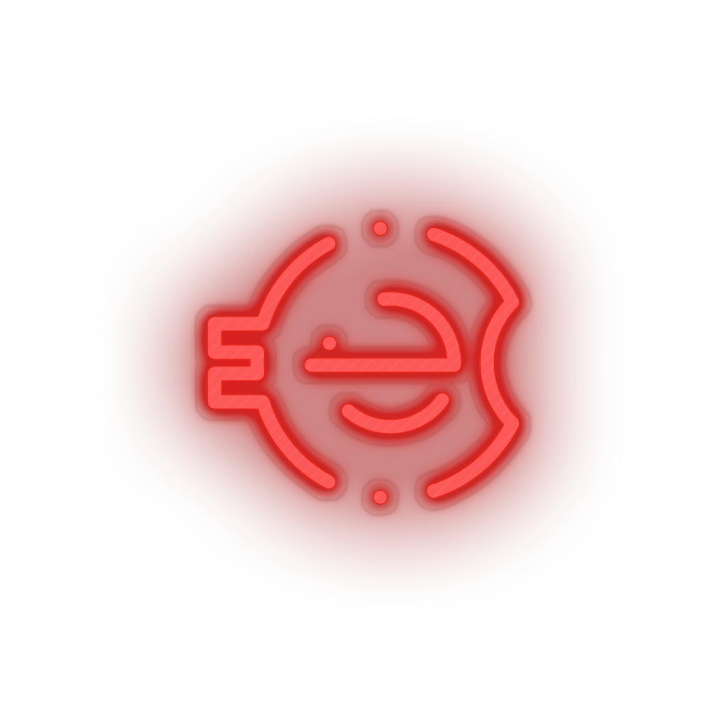 red 262_e_coin_coin_crypto_crypto_currency led neon factory