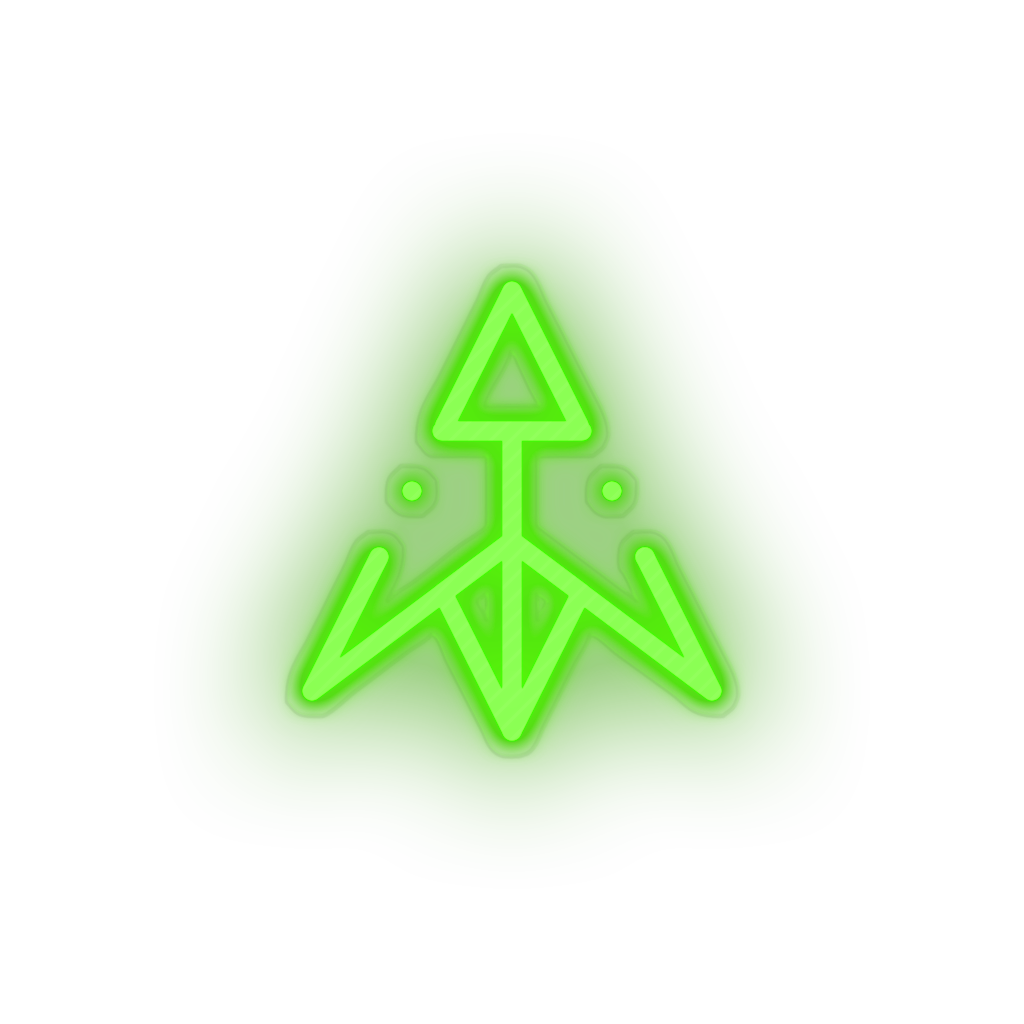 green 264_dubaicoin_coin_crypto_crypto_currency led neon factory
