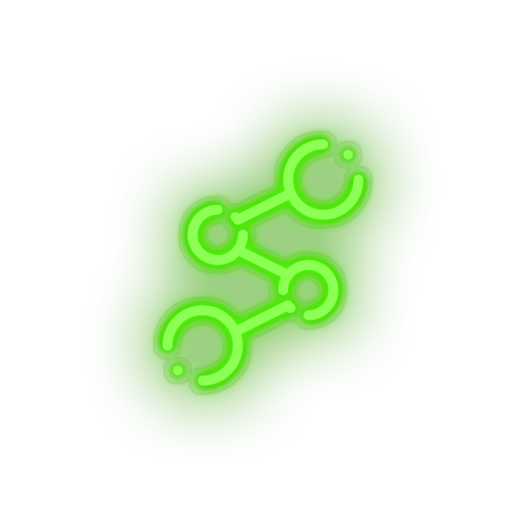 green 265_spreadcoin_coin_crypto_crypto_currency led neon factory