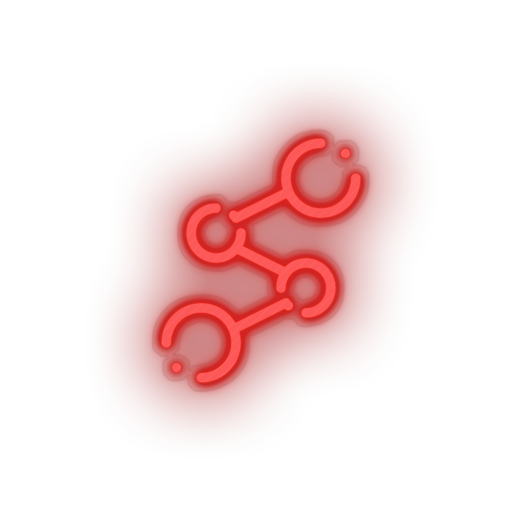 red 265_spreadcoin_coin_crypto_crypto_currency led neon factory