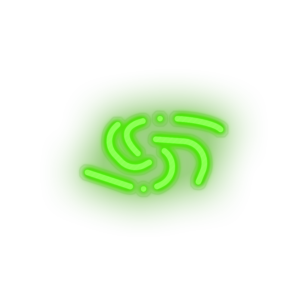 green 266_syscoin_coin_crypto_crypto_currency led neon factory