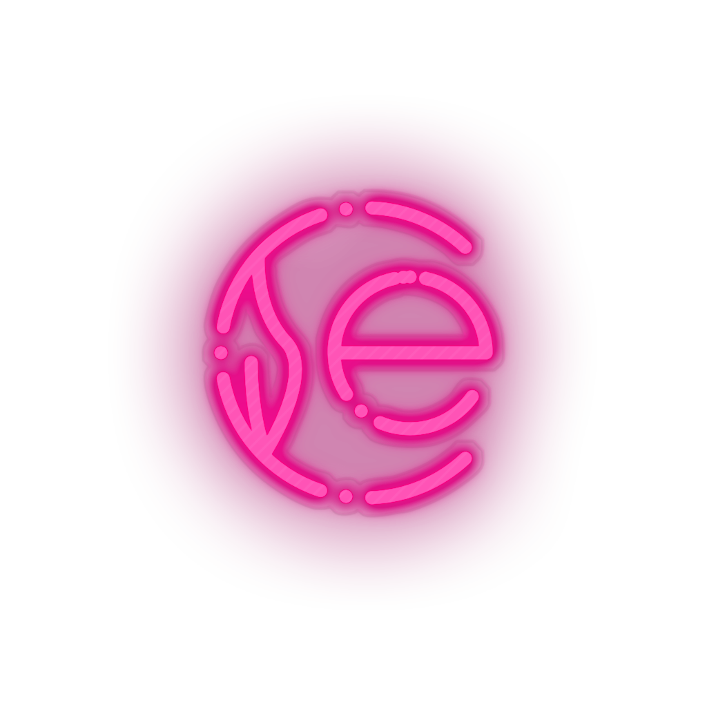 pink 269_earth_coin_coin_crypto_crypto_currency led neon factory