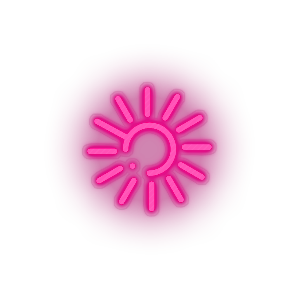 pink 270_luck_chain_coin_crypto_crypto_currency led neon factory