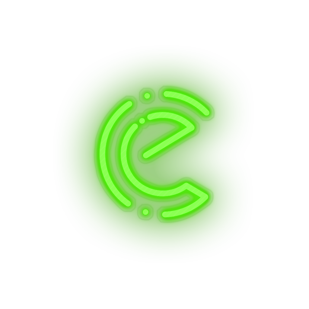 green 272_energy_coin_coin_crypto_crypto_currency led neon factory