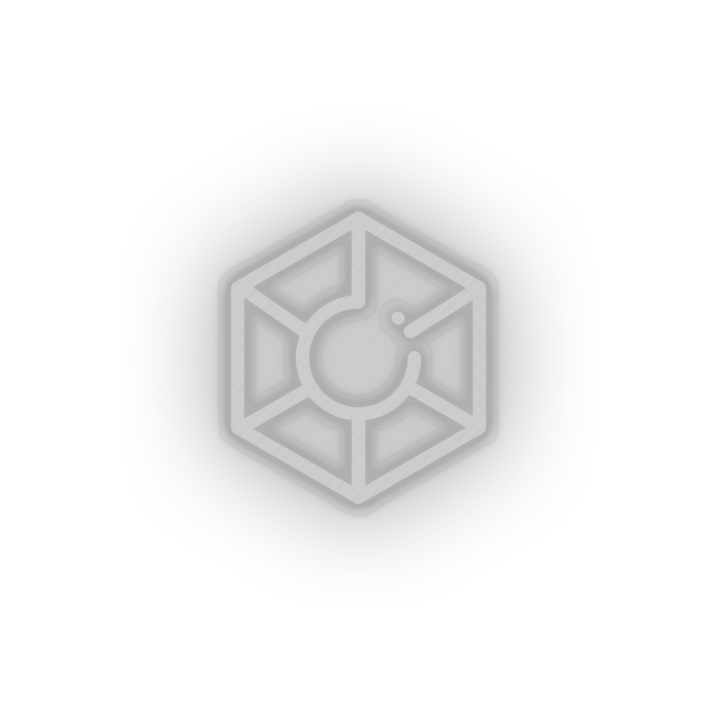 white 273_expanse_coin_crypto_crypto_currency led neon factory