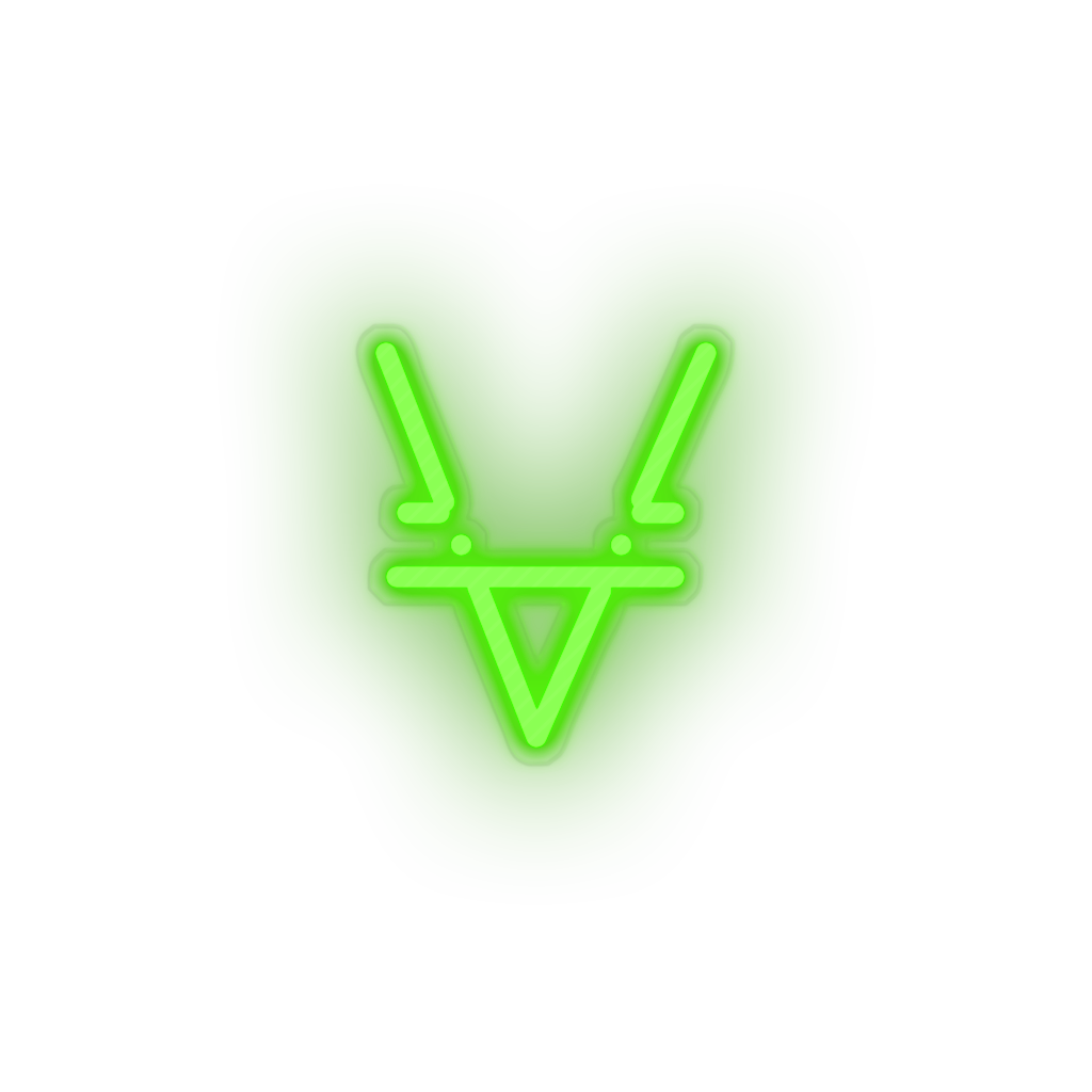 green 274_via_coin_coin_crypto_crypto_currency led neon factory