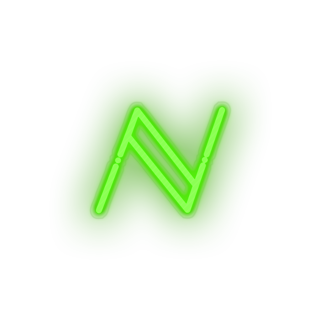 green 276_name_coin_blockchain_cryptocurrency_currency led neon factory