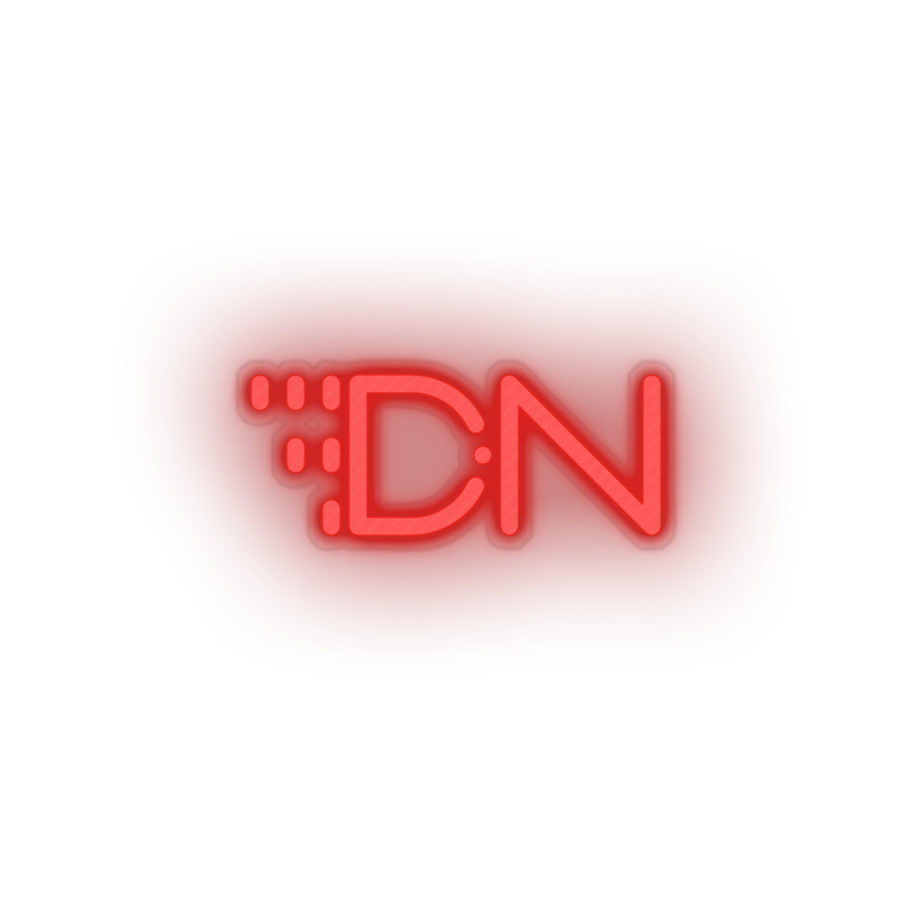 red 284_digital_note_coin_crypto_crypto_currency led neon factory
