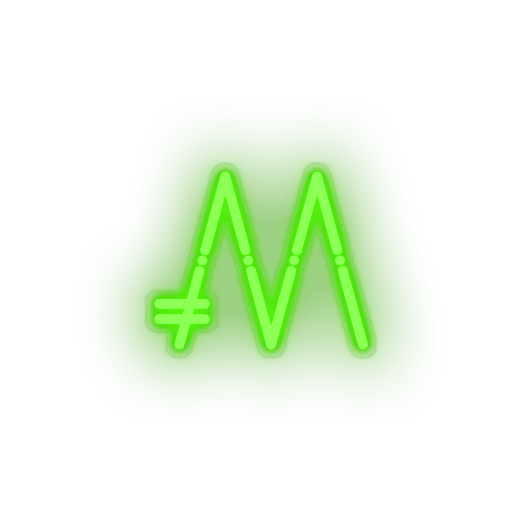 green 289_mona_coin_coin_crypto_crypto_currency led neon factory