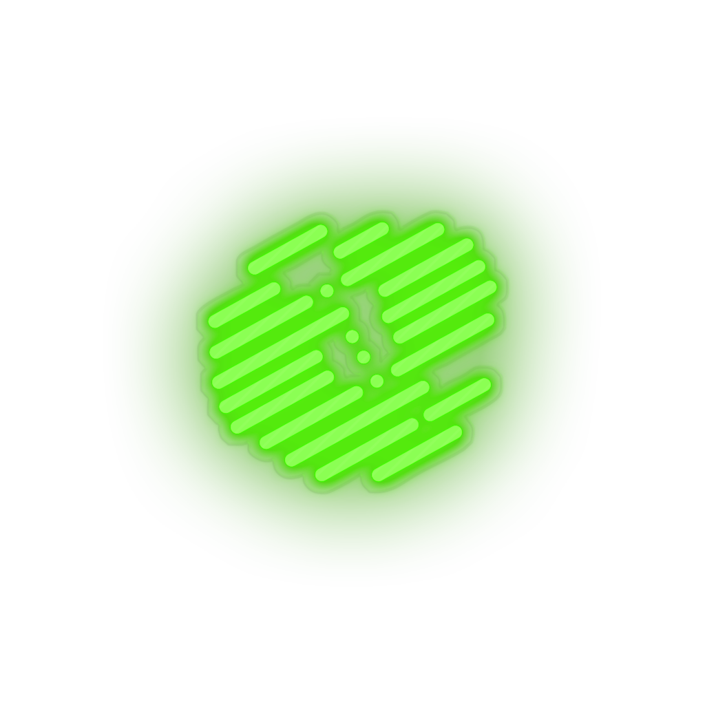 green 299_factom_coin_crypto_crypto_currency led neon factory