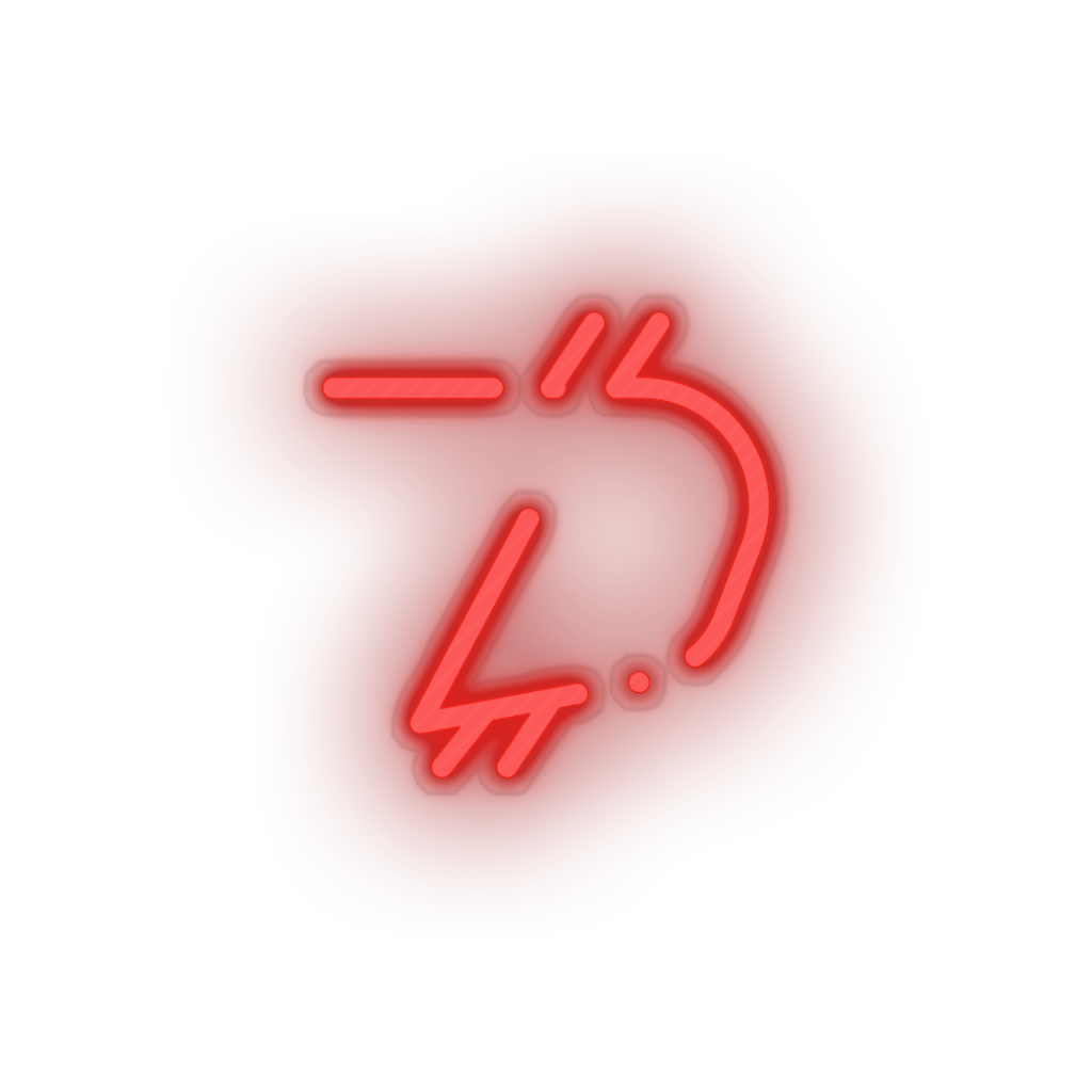 red 304_digibyte_coin_crypto_crypto_currency led neon factory