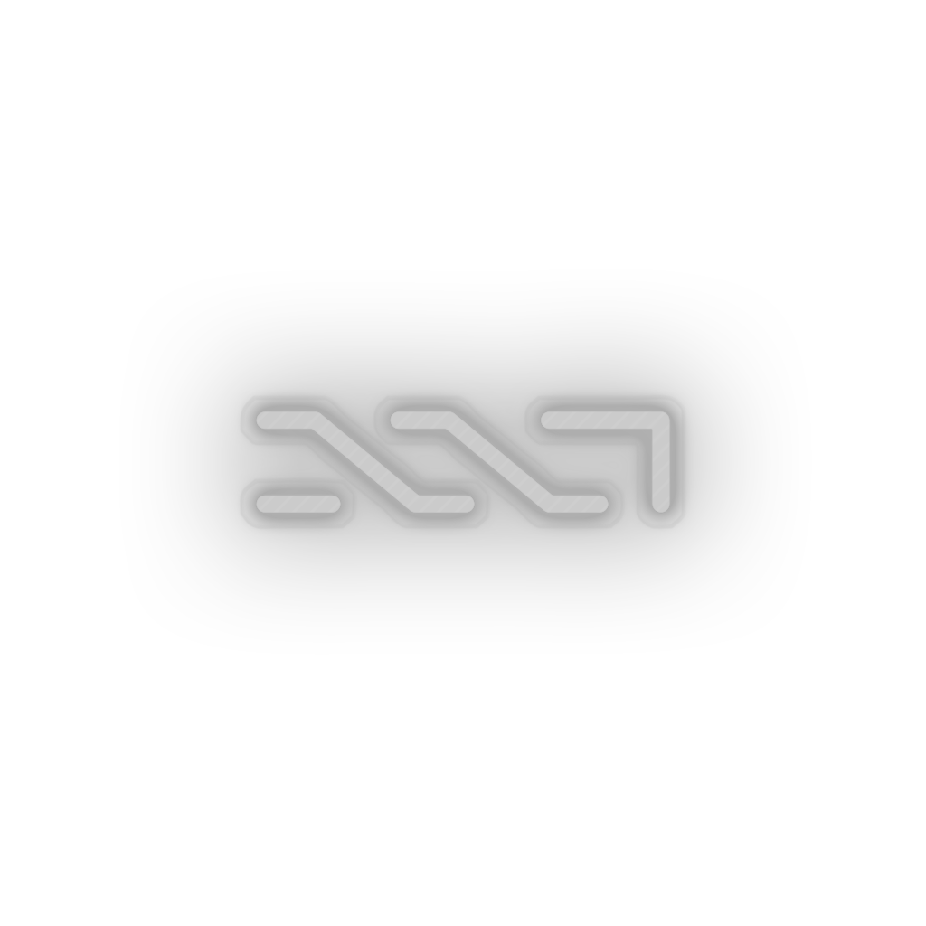 white 305_nxt_coin_crypto_crypto_currency led neon factory