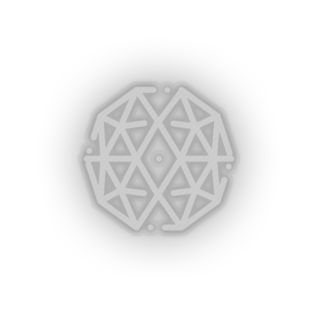 white 308_qtum_coin_crypto_crypto_currency led neon factory