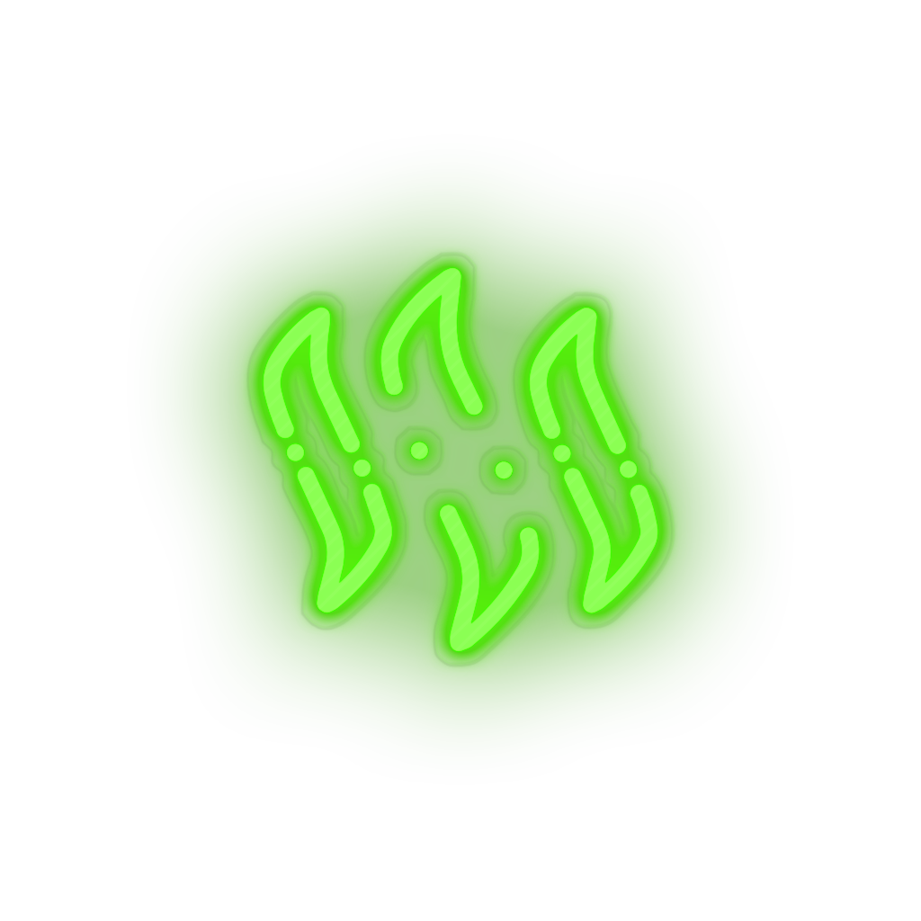 green 311_steem_coin_crypto_cryptocurrency_currency led neon factory