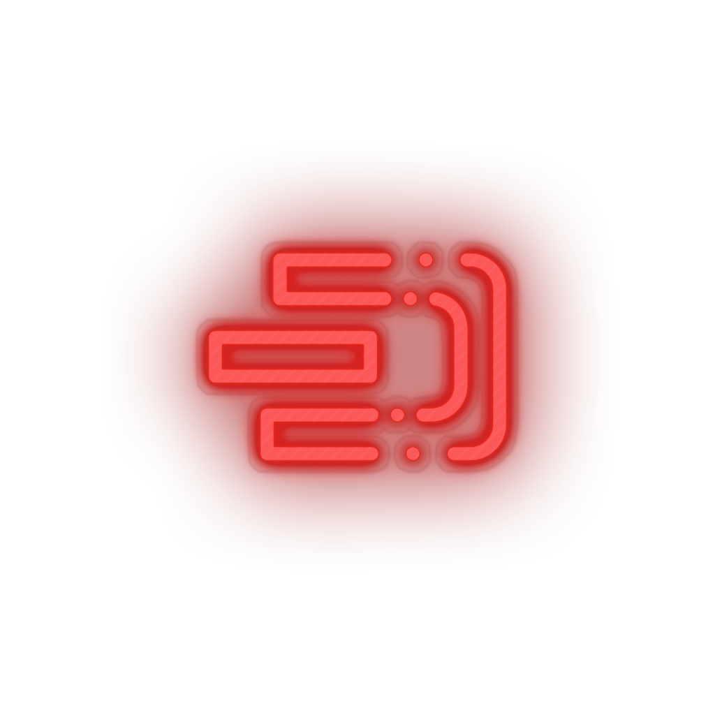 red 321_dash_coin_crypto_crypto_currency led neon factory