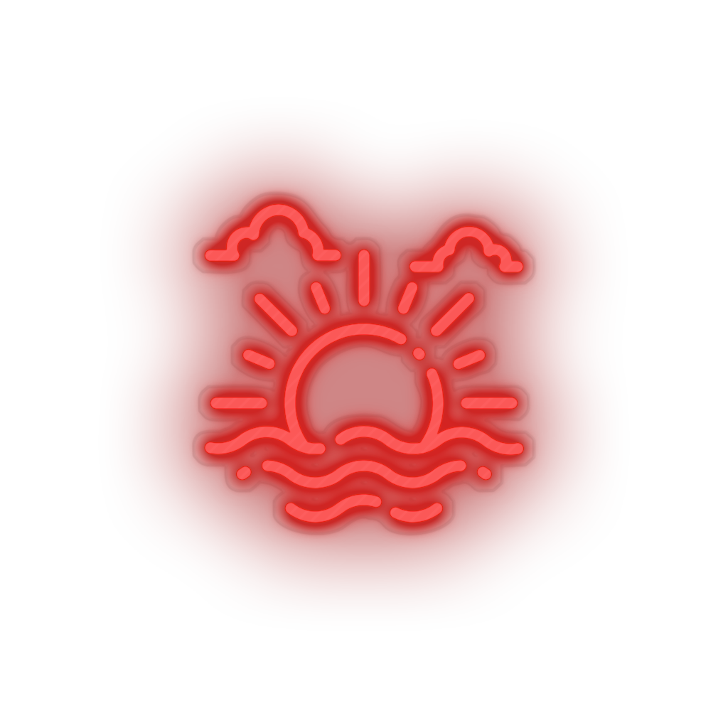 Sunset sunrise Beach holiday sea summer sun sunset sunrise vacation Neon led factory