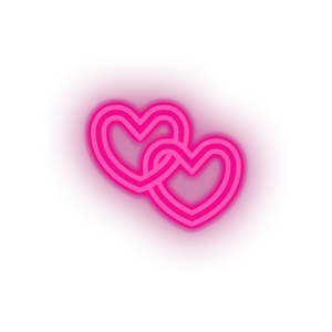 chain Chain heart key love relationship romance valentine day Neon led factory