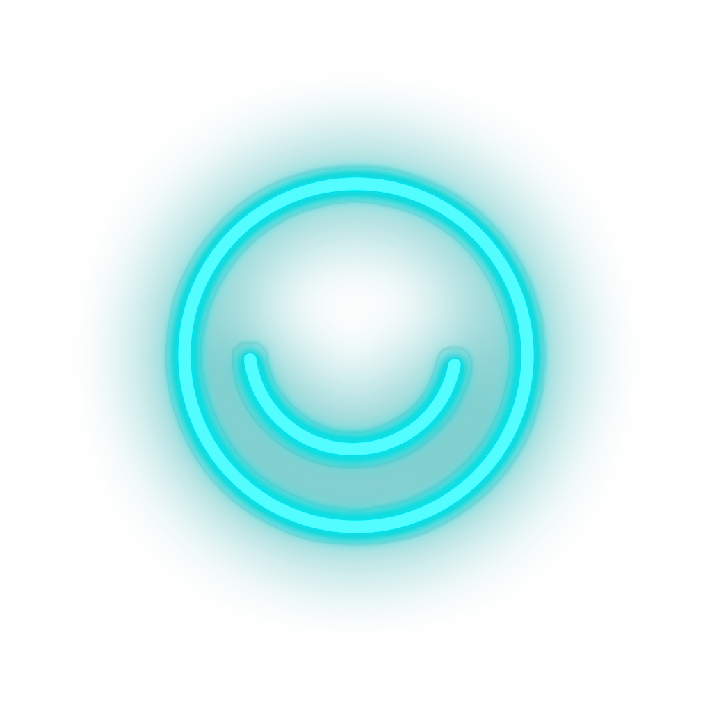 ice_blue ello social network brand logo led neon factory