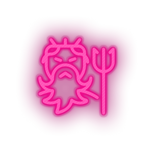 famous character poseidon Neon led factory