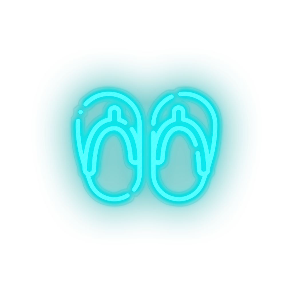 ice_blue flip_flops led beach flip flop holiday sandals slippers summer vacation neon factory