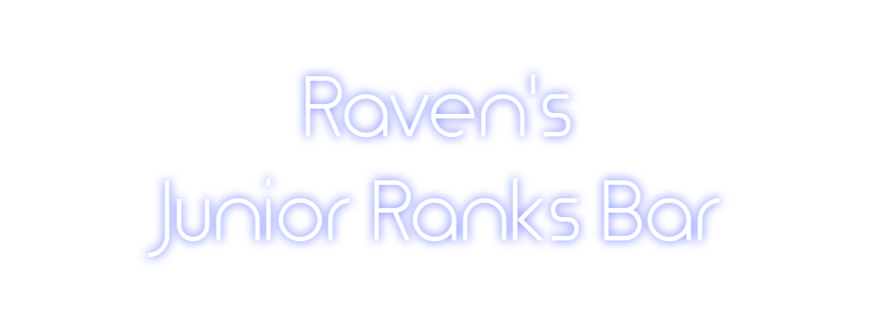 Custom Neon: Raven's
Junio...