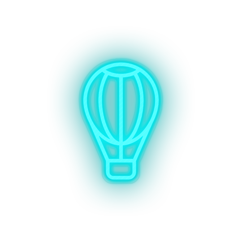 ice_blue hot_air_balloon led air balloon amusement carnival circus hot air balloon parade travel neon factory