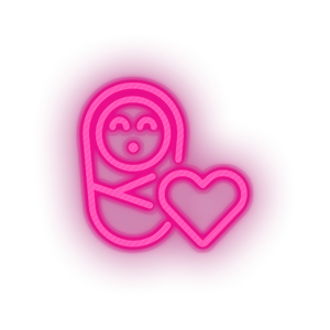 infant family children newborn heart child kid baby Neon led factory