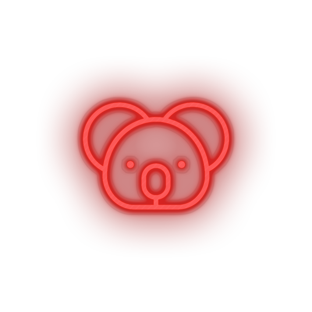 koala Animal austalia cartoon fauna herbivore koala zoo Neon led factory