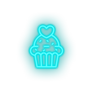 muffin Cake dessert love muffin relationship romance valentine day Neon led factory