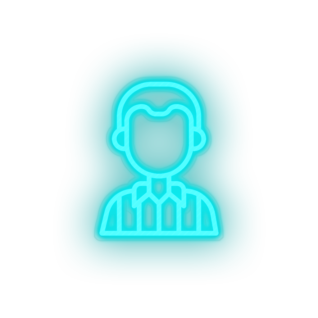 ice_blue referee led american football football club judge referee soccer sport neon factory