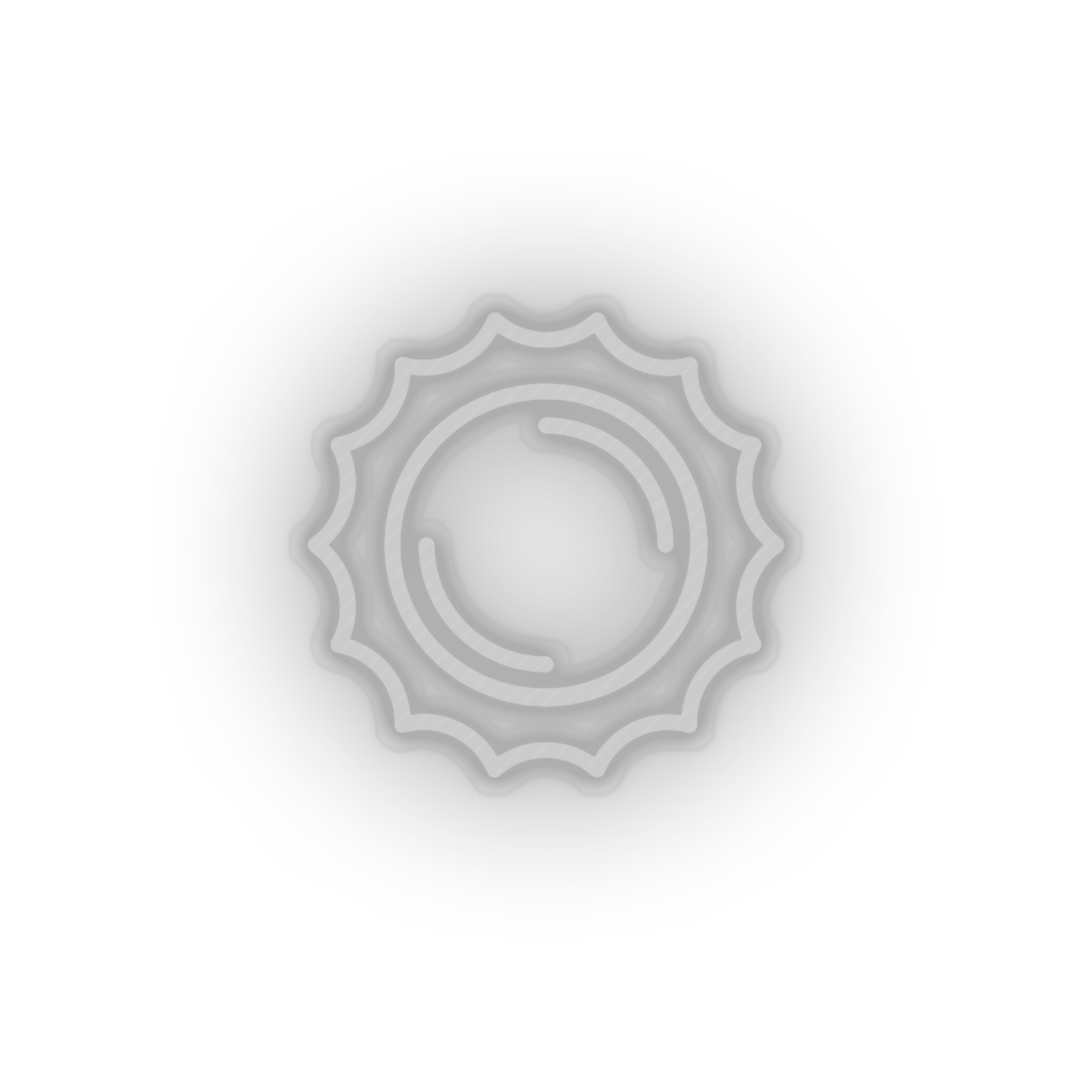 white sun led adventure astronomy cosmos outer space solar space sun neon factory