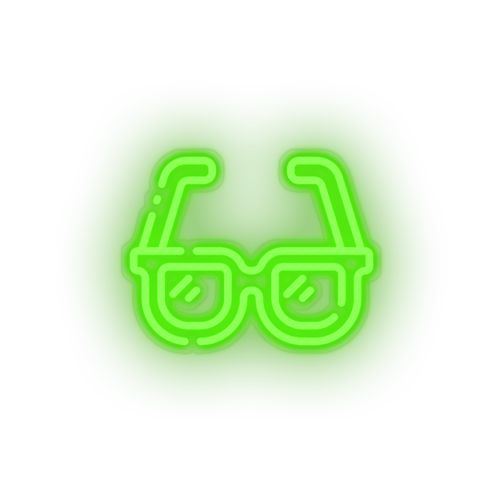 green sun_glass led beach eye glass fashion holiday summer sunglass vacation neon factory