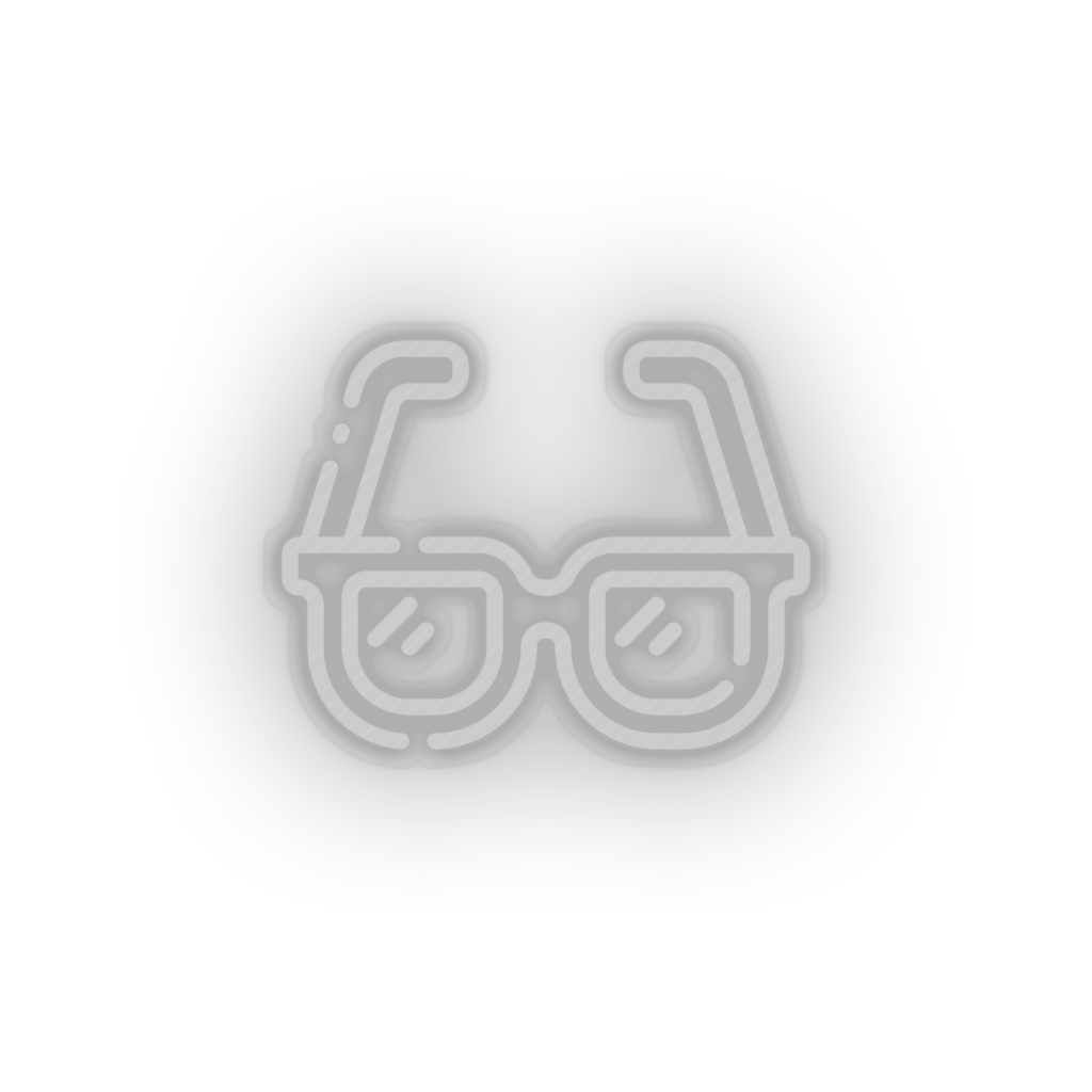 white sun_glass led beach eye glass fashion holiday summer sunglass vacation neon factory