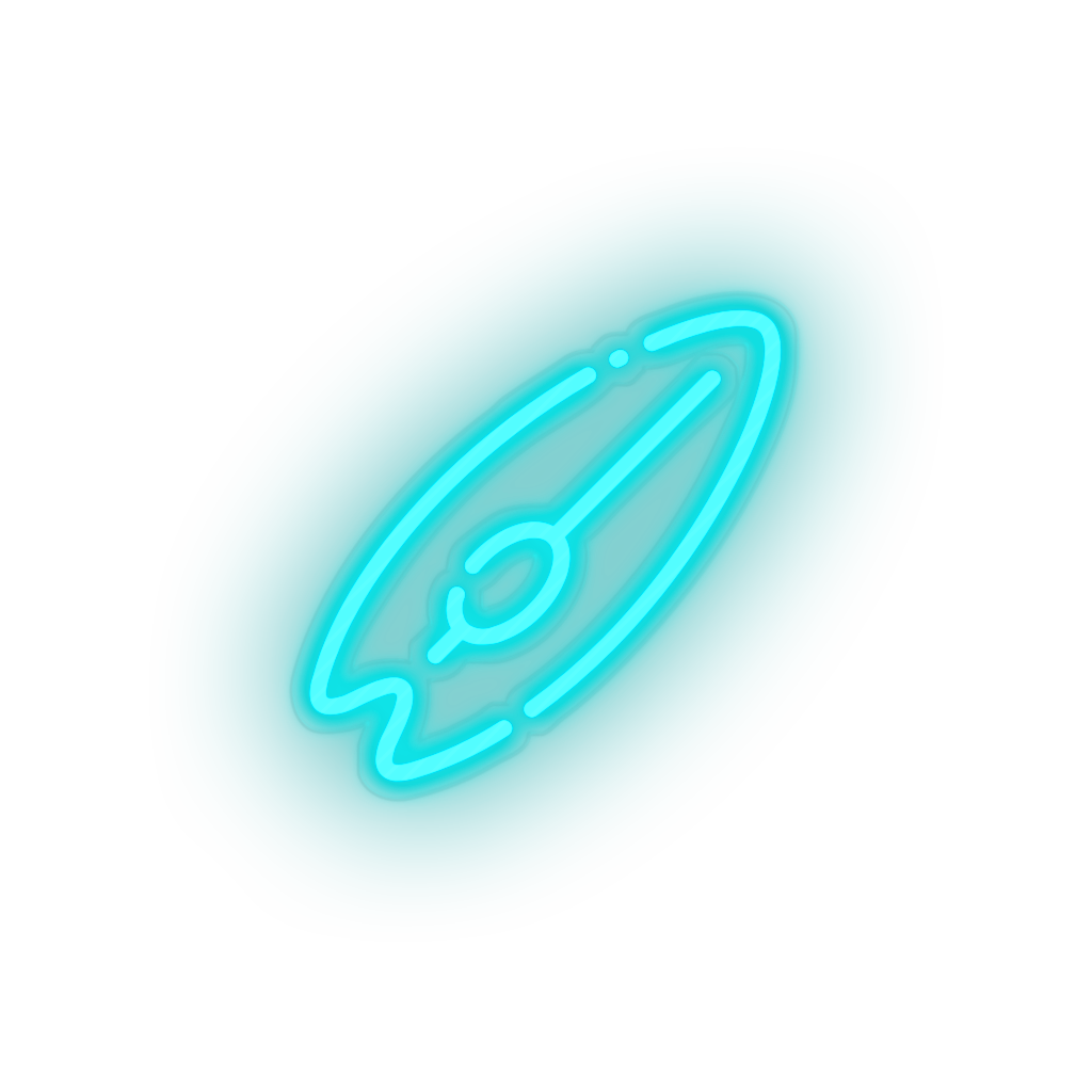 ice_blue surf led beach holiday summer surf surfboard surfing vacation neon factory