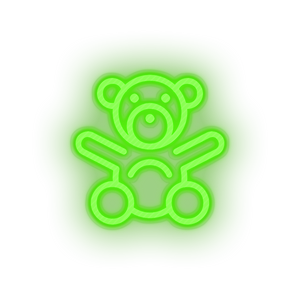 toys stuffed family children baby toy child teddy kid bear play Neon led factory