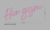 Custom Sign: Her gym