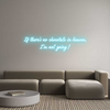 Custom Neon: If there's no...