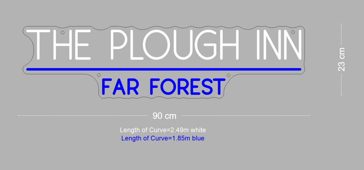 Custom Sign: THE PLOUGH INN