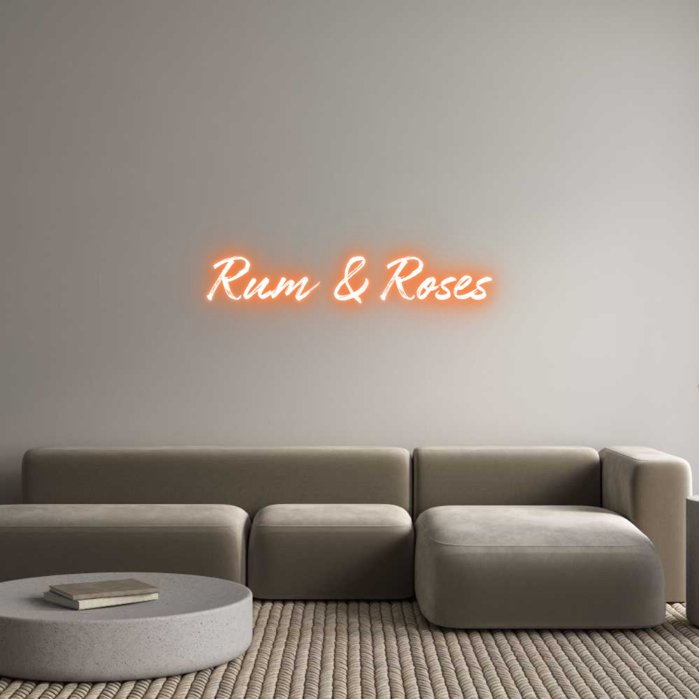 Custom Neon: Rum & Roses