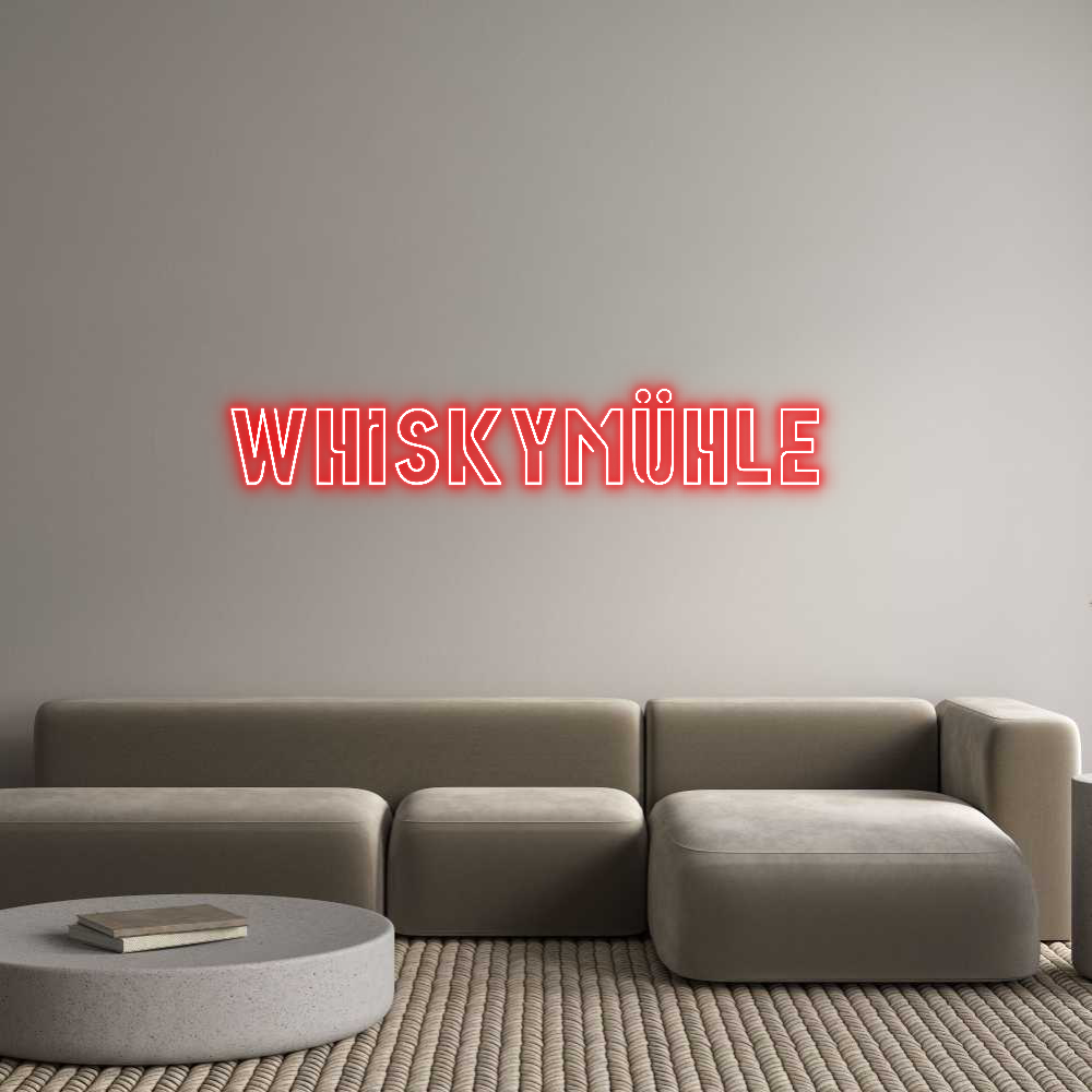 Custom Neon: WhiskyMühle